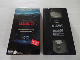 Misery with Kathy Bates and James Caan - VHS Tape - 1991 - £5.50 GBP