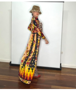 Psychedelic Early 1970s Maxi Dress or Duster Coat PAGANNE Designer - €2.876,00 EUR