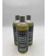 3 pack Okay Men's all natural body wash , Face &amp; Body , 16 fluid ounce - $45.44