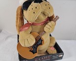ELVIS PRESLEY Musical Animated plush Hound Dog Here Comes Santa Claus &amp;b... - $23.00
