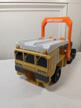 Matchbox Power Launcher Military Truck brown gold match box car track pa... - $42.00