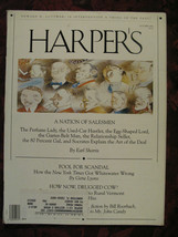 HARPERs Magazine October 1994 Tony Hiss Gene Lyons Earl Shorris - £9.10 GBP