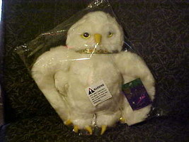 13&quot; Hedwig Snowy Owl Plush Toy Tags Harry Potter Warner Brothers Studio Store - £78.84 GBP