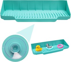 Upgrade Bathtub Splash Guard For Tub 16&quot; X 3.5&quot;, Pletpet Silicone Splash... - $38.99