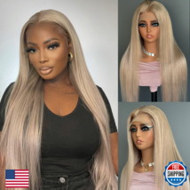 Sherico Ash Blonde Lace Front Human Hair Wig For Black Women180 Density Pre - $202.04
