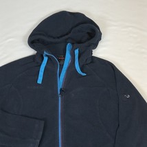Mammut Navy Blue Fleece Full Zip Hoodie Jacket Women’s Size Medium Outdoor - $49.49