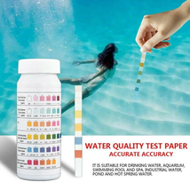 6 in 1 Chlorine Dip Test Strips Hot Tub SPA Swimming Pool PH Tester Paper Bottle - £9.77 GBP