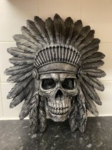 Latex Mould/Mold &amp; Fibreglass Jacket To Make This Indian Chief Skull. - $212.93