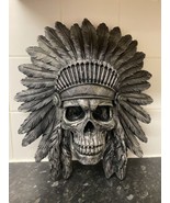 Latex Mould/Mold & Fibreglass Jacket To Make This Indian Chief Skull. - $216.16