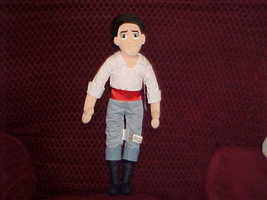 21&quot; Prince Eric Stuffed Plush Doll With Tags From Disney The Little Mermaid  - £196.58 GBP