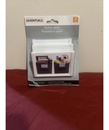 Storage Essentials White Basket Labels,1pk 3pcs Label Holders &amp;12pc Blan... - $12.75