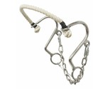 Western Saddle Horse Rope Nose Little S Hackamore Stainless Steel 5.5&quot; C... - $29.80