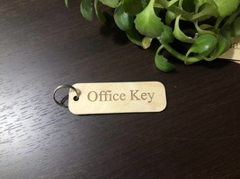 Keychain Key holder. Personalized key holder. Engraved keychain. Office key hold - £27.09 GBP