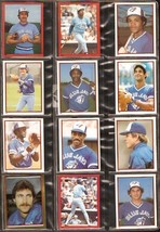 1982-83 Toronto Blue Jays 12 Diff Topps Stickers Dave Stieb Moseby Barfield Upsh - £1.19 GBP