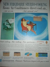 Frigidaire Stereo Cooling room air Conditioner Print Magazine Ad 1960 - £4.50 GBP