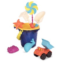B. toys- Sands Ahoy Medium Bucket Set- Water &amp; Sand Playset- Beach Playset- 9 U - £22.41 GBP