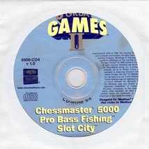 Chessmaster 5000, Pro Bass Fishing &amp; Slot City (PC-CD, 1999) - NEW CD in SLEEVE - £3.98 GBP