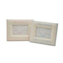 Two&#39;s Company Thank Heaven 4&quot; X 6&quot; Embroidered Photo Frame Assorted 2 Designs - £30.36 GBP