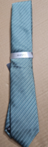 ALFANI Men&#39;s Tie Ozark Stripe Mint 335 NWT MSRP $55.00 - $14.80