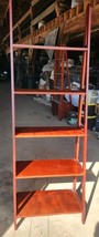 5 Tier A-Frame Shelf Storage Trinkey Knick Knacks Bookshelf Display Dark... - $98.12 CAD