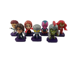 McDonalds Marvel Studios Heroes 7 Pieces Set Avengers Happy Meal 2020 - £12.73 GBP