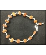 Rudraksha Siddha Bracelet in Pure Silver - Java - Lab Certified - $270.92 CAD