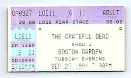 Grateful Dead Biglietto Del Concerto 27 Settembre 1994 Boston Massachusetts - $49.49