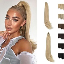 Ponytail Extension Claw Clip in Ponytail Hair Extension 18 Inch Natural ... - £13.11 GBP