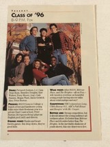 Class Of 96 Vintage Print Ad Lisa Dean Ryan Jason Gedrick Megan Ward TPA20 - £5.19 GBP