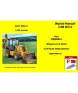 John Deere 410G Backhoe Loader Diagnosis & Tests Manual USB - $23.74
