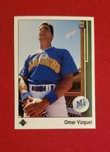 1989 Upper Deck Omar Vizquel Rookie Rc #787 High Series Free Shipping - $2.49