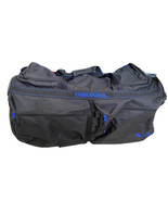 Concourse 28&quot; Rolling Luggage Duffel Bag Black And Blue - $29.61