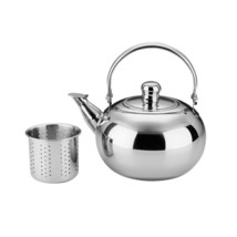Stainless Steel Tea Kettle Teapot Indoor Outdoor Induction Stovetop Safe - £20.95 GBP