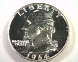 1964 Washington Quarter Gem / Superb Proof+ Cameo Gem / Superb Pr+ Cam Original - £19.65 GBP