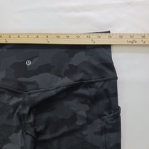 Lululemon Women's High-Rise Black Camo Leggings Measured Sz 10 (30"×23.5") image 9
