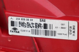 12-15 Mercedes W204 C300 C350 C250 C63-AMG Taillight Lamp Driver Left LH image 6