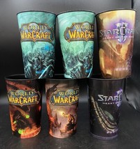 4 World of Warcraft  AM/PM 32 Oz Cup Wizard World &amp; 2 Starcraft Blizzard 6 Total - £17.59 GBP