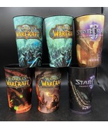 4 World of Warcraft  AM/PM 32 Oz Cup Wizard World &amp; 2 Starcraft Blizzard... - £17.51 GBP