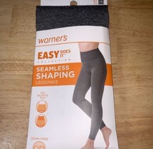 Warner&#39;s Women&#39;s No Muffin Top Leggings - Seamless -Large/XL- Dark Gray ... - £7.85 GBP