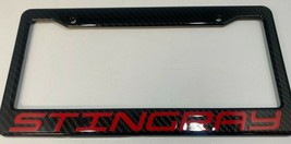 2014 - 2019 Corvette C7 Stingray Carbon Fiber License Plate Frame. Color... - £48.24 GBP