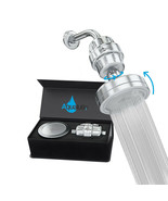 High Turbo Pressure Shower Head Filtered Stream Water Saving Bath Vitami... - £35.97 GBP