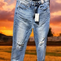 Judy Blue high waist stright crop jeans JB88550md sz 11/30 - £39.14 GBP