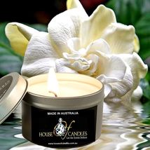 Gardenia Eco Soy Wax Scented Tin Candles, Vegan Friendly, Hand Poured - £11.72 GBP+