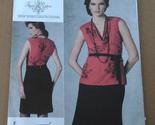 VOGUE PATTERNS V1203 Misses&#39; Top and Skirt, Size AA (6-8-10-12) - £9.42 GBP