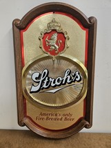 Stroh&#39;s Brewery Sign Stroh&#39;s Co. Of Detroit Fire-Brewed Beer Sign Vintag... - $631.68 MXN