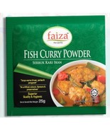 10 X 25GM FAIZA Fish Curry Powder Spices  - Halal Certified (Serbuk Kari... - $41.02