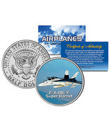 F/A-18E/F SUPER HORNET * Airplane Series * JFK Kennedy Half Dollar US Coin - £6.88 GBP