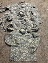 5x US Military Issue Digital Camouflage Uniform Jacket Coat Shirt - Large Long - £31.60 GBP