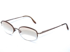 Saks Fifth Avenue Eyeglasses S5A 151 Copper Rhinestones Half Rim Frame 5... - $468.48 MXN