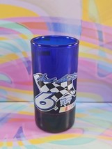Mark Martin Nascar Racing Viagra #6 Blue Tinted Shot Glass, 1 oz Vintage  - $9.99